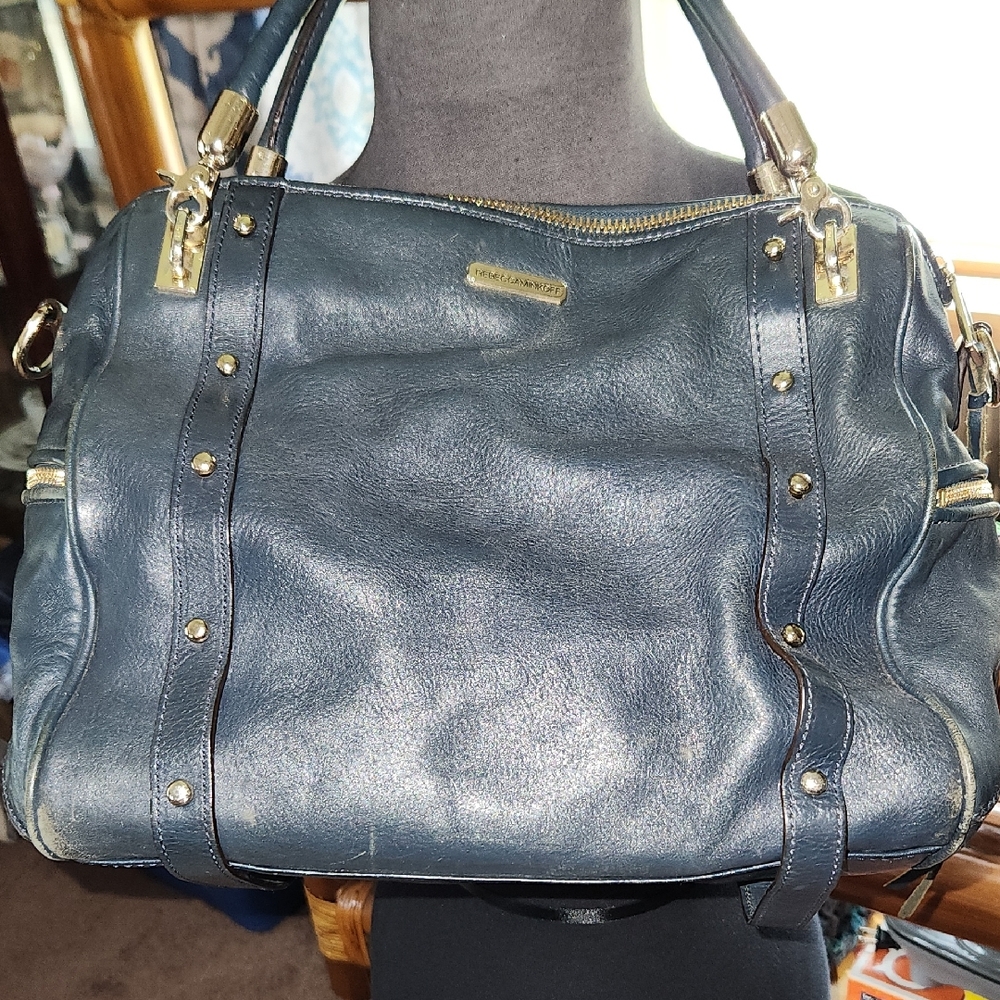 Rebecca Minkoff LeatgerStylish Blue Handbag